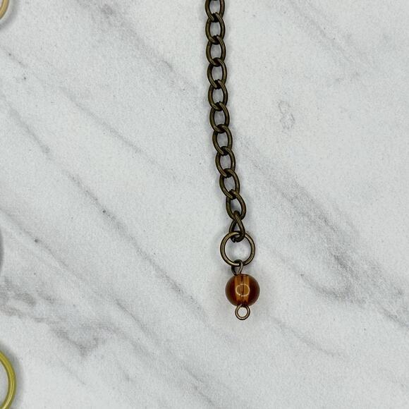 Pastel Hoop Metal Chain Link Belt Plus Size 2X - Picture 12 of 12